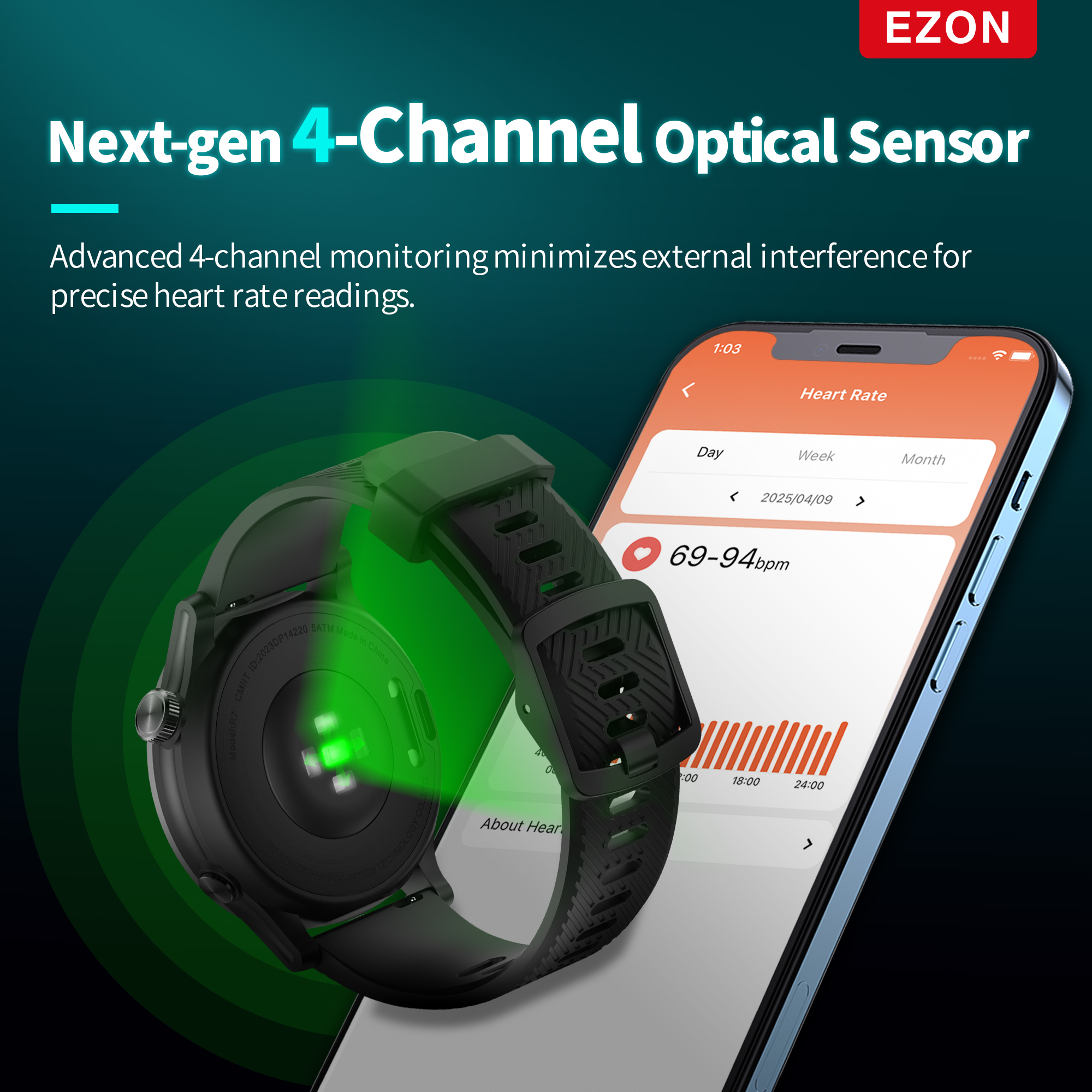 EZON R7 GPS Sports Watch: For multi-sport athletes in running,swimming,cycling,triathlon,marathon for Women