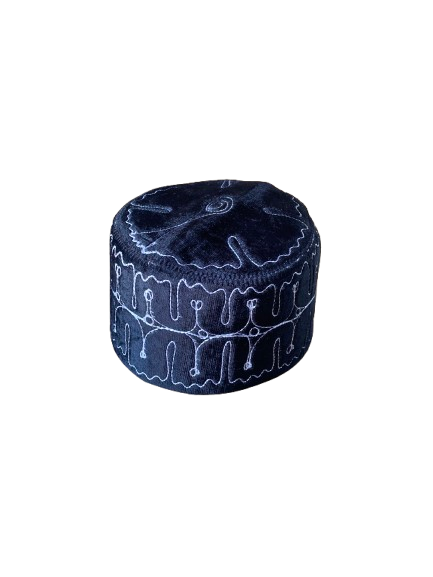 Shiny Premium Cap - African Embroidered Hat for Men