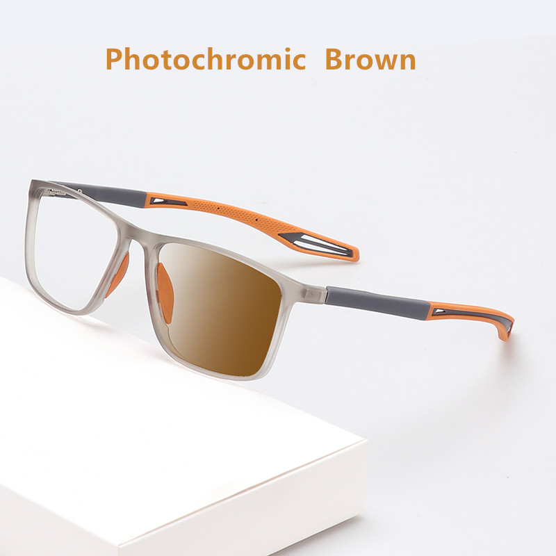 TR90 Photochromic Eye Glasses Men Women Myopia Eyeglasses Finished Glasses Students Short Sight Eyewear 0 -0.5 -1 -1.25 -1.5 -6