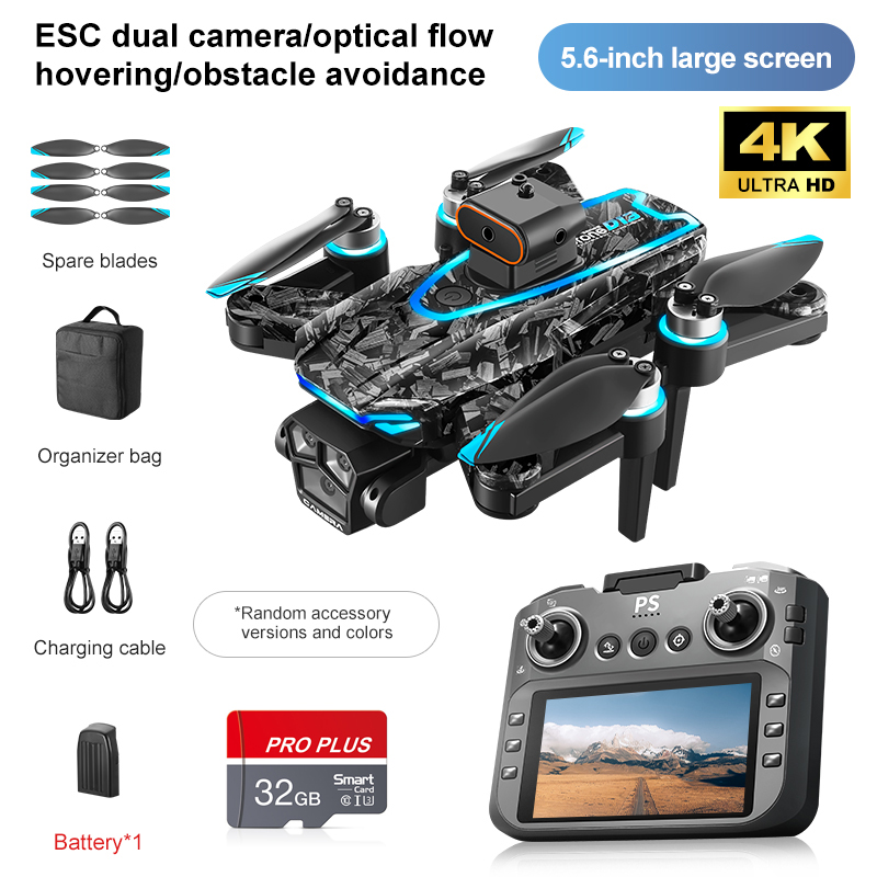 D13 RC Drone Professional 4K Camera with 5G WiFi FPV UAV Screen Remote Control Brushless Obstacle Avoidance Quadcopter Toys