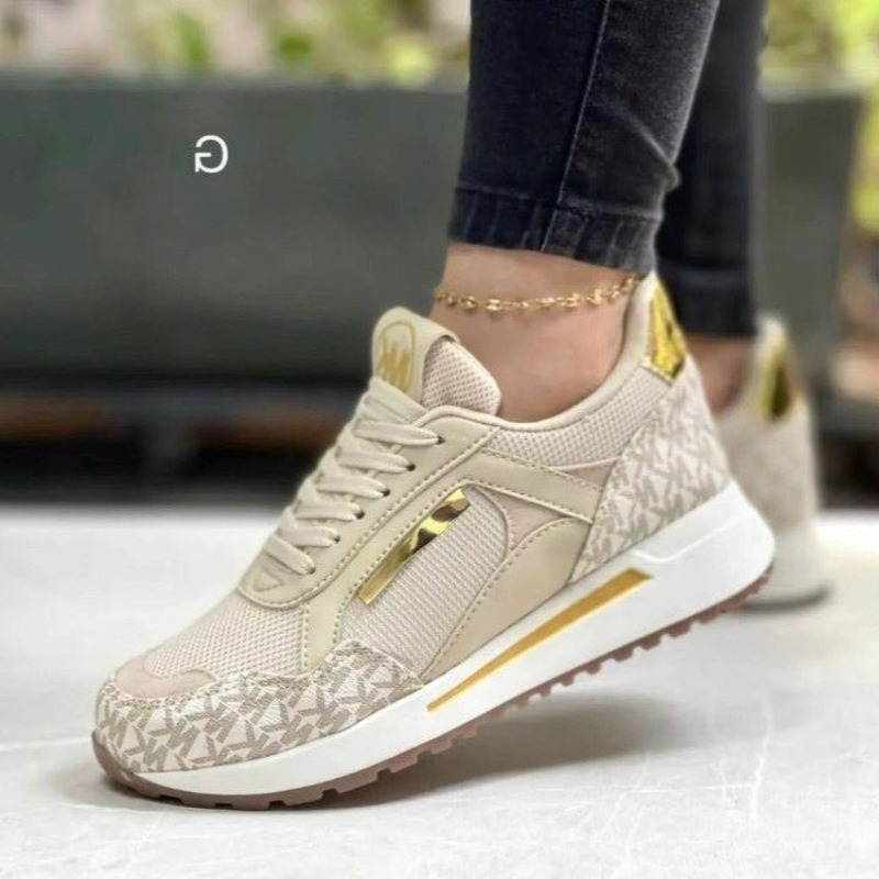 2025 Spring Large Wedge Casual Fashion Comfortable Women's Shoes Outdoor Versatile Lightweight Sports Women's Vulcanized Shoes