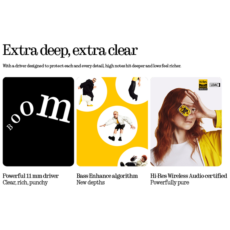 Global Version Nothing Ear (a) Bluetooth Earphone  45dB Active Noise Cancelling ANC Dynamic 42.5 hours listening Fashion Design