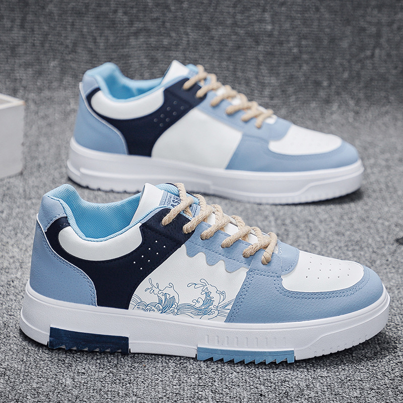 Men's Thick Soles Casual Shoes Four Seasons Soft Sole Low Tops Outdoor Walking Shoes Fashion Sports Board Shoes Vulcanized Shoes