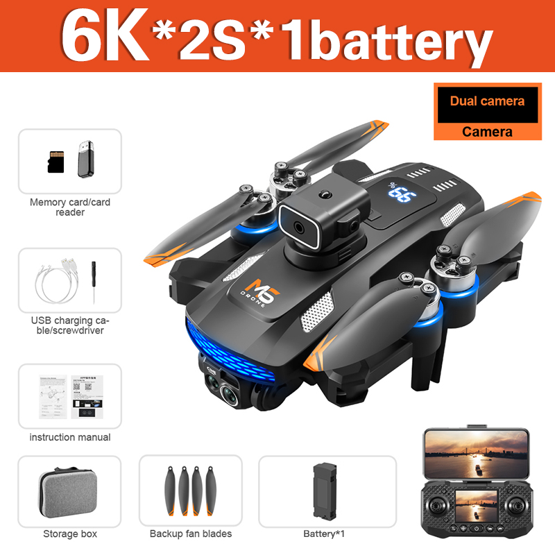 Xiaomi Mijia M6 Drone 8K Pro with 5G WIFI FPV HD Camera for Professional Aerial Shots With screen Remote control RC Quadcopter