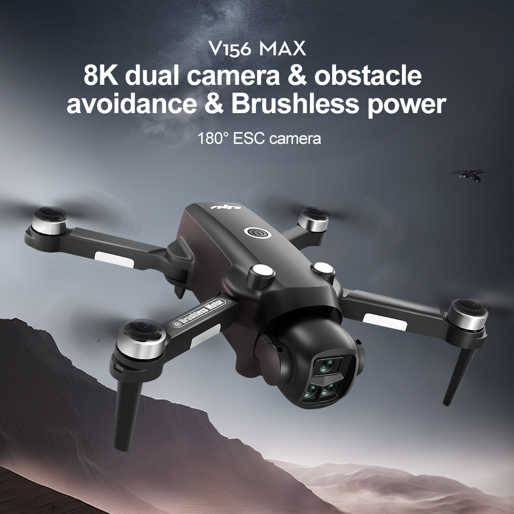 V156 Max Drone 8K Professional Drone With Camrera Remote Control With Screen Brushless Obstacel Avoidance Drone For DJl Mavic 4