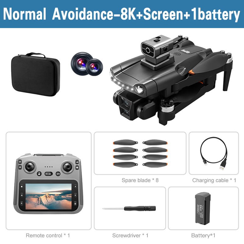 New For Xiaomi V198 GPS MAX Drone with 8k professional HD camera 5G WiFi Brushless laser barrier avoidance Folding quadcopter