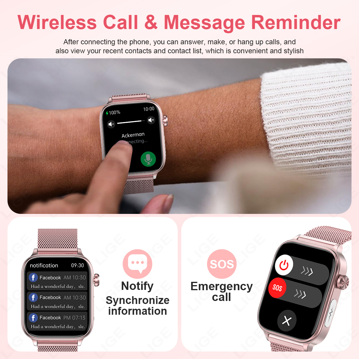 2025 New ECG+PPG Smart Watch Women Heart Rate Blood Lipid Uric Acid Women Menstrual Health Tracker Smartwatches For Android iOS