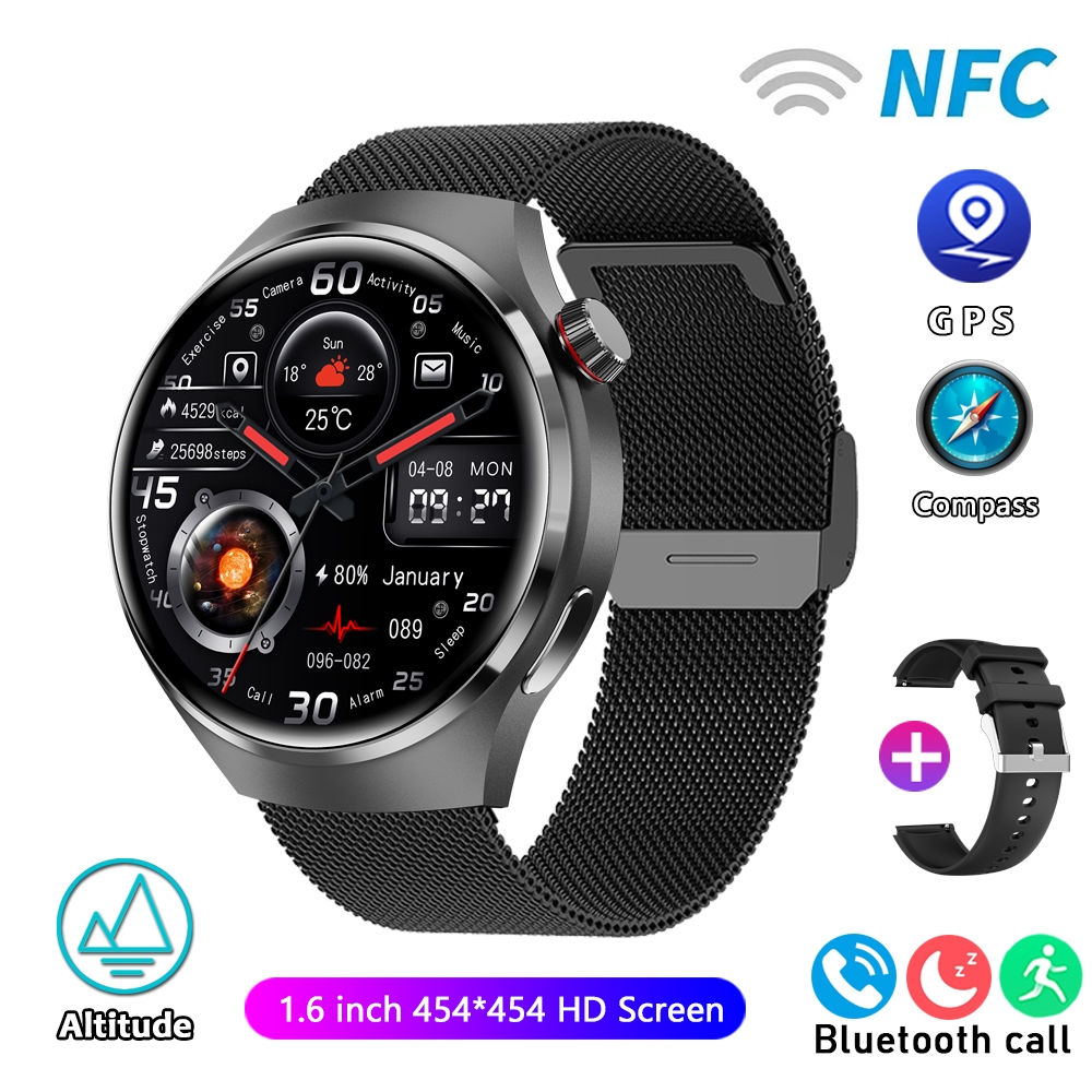 2025 NEW For Huawei Watch Pro GPS Smartwatch Multi-Sport Mode Health Moitor Bluetooth Call IP68 Waterproof Men's Smart watch