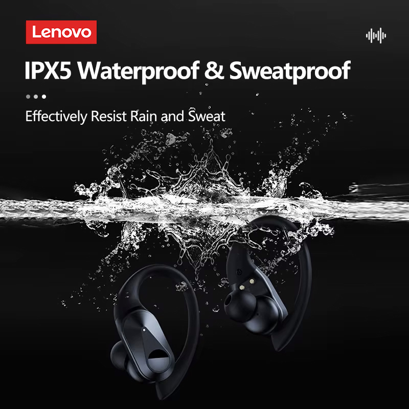 Lenovo LP75 Bluetooth 5.3 Earphones TWS Wireless Sport Headphones LED Digital Display HiFi Stereo Noise Reduction Gaming Earbuds