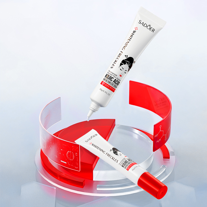 SADOER Kojic Acid Whitening Eye Cream Anti Dark Circles Remove Bags Moisturizing Firming Anti-aging Eye Beauty Skin Care