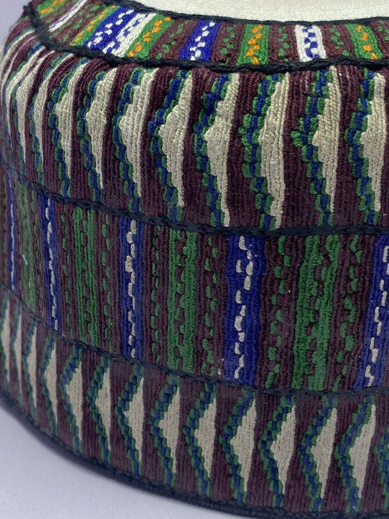 Rawaram Green – Hausa/Fulani Cap, Kufi, Handwoven Cap, Zawa