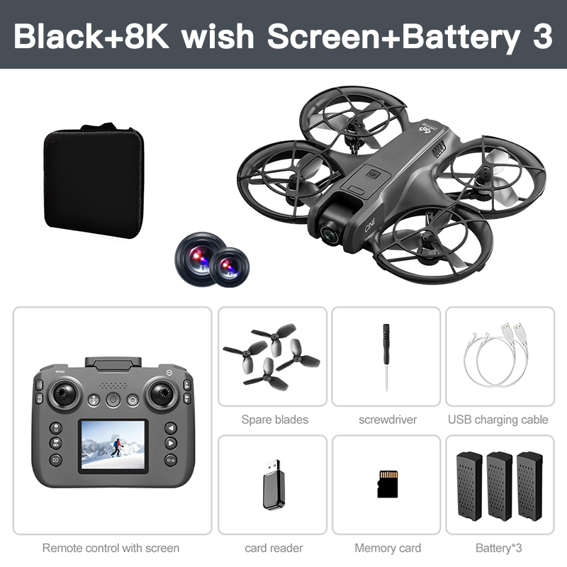 Xiaomi V666 Mini Drone 4K Professional Aerial 8k Dual Camera Intelligent obstacle avoidance  Brushless Quadcopter Kid RC Toy