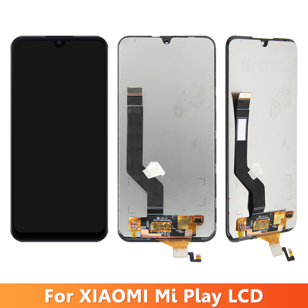 5.84'' Original Mi Play Screen Replacement, for Xiaomi Mi Play LCD Display Digital Touch Screen Assembly with Frame