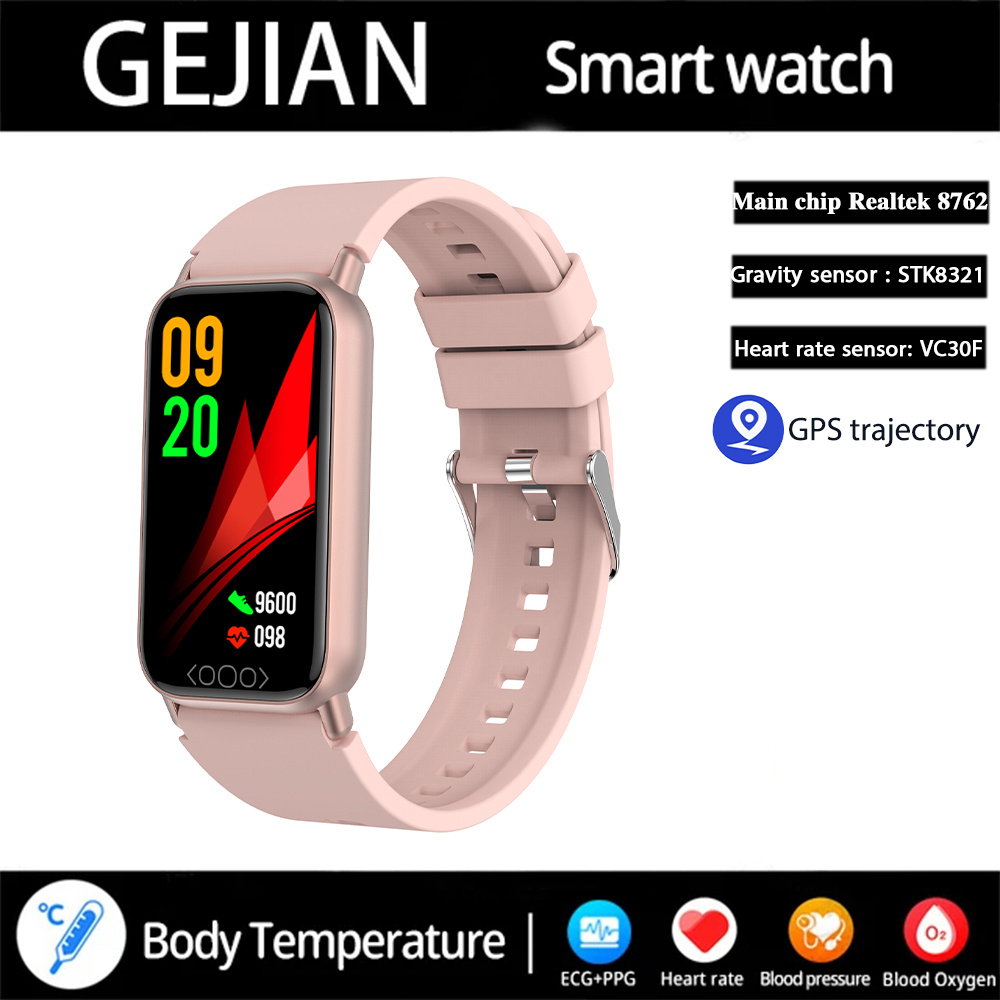 GEJIAN 2025 Smart Watch HD Touch Screen Heart Rate Monitoring Call Reminder GPS Sports Trajectory Waterproof Fitness Smartwatch