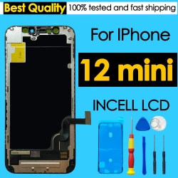 High quality AAA incell LCD For iPhone 12 mini Display Touch 12mini Screen Replacement Digitizer Assembly Repair parts Wholesale