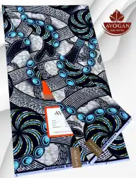 The Cotton King: Authentic Avogan Pure Cotton Veritable Block Prints – Premium Atamfa Turmi for Superior African Men & Women’s Garments