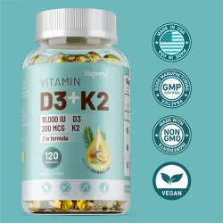 VITAMIN D3&K2 - Nerve, Muscle, Heart, Bone and Dental Health, Immune System HealthSupplements