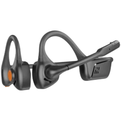 Open Ear Bluetooth 5.1 Headset Aptx HD/ LL Noise Canceling Microphone, Long 24H Wireless Headset  for Cellphone PC Laptop