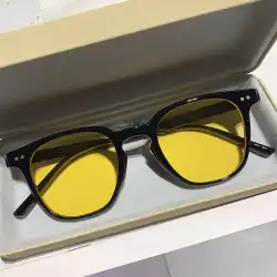 Yellow Black Shades Vintage Square Cycling Sunglasses Women Oversized Sun Glasses Fashion Uv400 Eyewear Bicycle Goggles