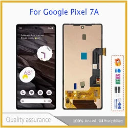 Para Google Pixel 7A para AMOLED Google Pixel 7A GWKK3 GHL1X G0DZQ pantalla LCD reemplazo del ensamblaje del digitalizador de pa