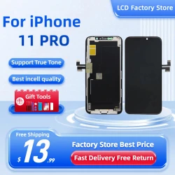 LCD Touch Digitizer Assembly Replacement for iPhone 11 Pro Screen Display Incell GX OLED True Tone
