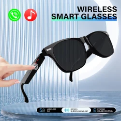 LAXASFIT Smart Anti-Blue Light Sunglasses Bluetooth Talk Remote Control Camera Music Playback UV Protection Smart Glasses
