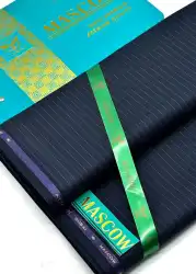 Mascow Stripe Wool Suit Fabric