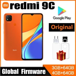 Global Rom Xiaomi Redmi 9C Smartphone 4GB RAM 128GB ROM MediaTek Helio G35 6.53 inch Android 10 13MP Camera 5000mAh cellphone