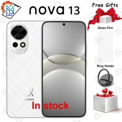Original Huawei Nova 13 5G Mobile Phone 6.7 Inches OLED 120Hz Screen Kirin 8000 HarmonyOS 4.2 Battery 5000mAh NFC Smartphone