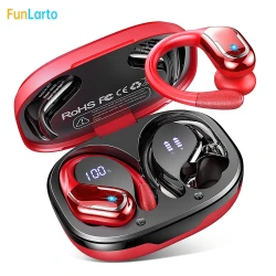 Wireless Earbuds Bluetooth 5.3 Headphones Sport,Bluetooth Earbuds with ENC Noise Canceling Mic,Wireless Headphones with Earhooks