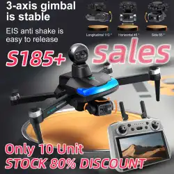 Sales Stock S185 GPS Drone 4K Professional Dual Camera 5G Digital Image Transmission 3-Axis Gimbal 360 OAS 50% Discount