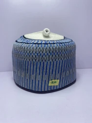 Light Blue Kindei - Elegant Hausa Cultural Hat