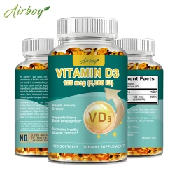 Vitamin D3 - Promotes Strong Bones and Teeth, Immunity, Healthy Muscle Function