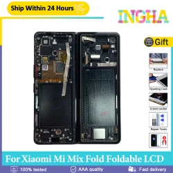 AMOLED For Xiaomi Mi Mix Fold LCD Display Touch Panel Screen Digitizer For Xiaomi Mix Fold Main Screen M2011J18C LCD