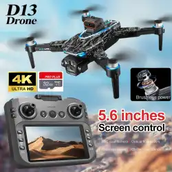 D13 RC Drone Professional 4K Camera with 5G WiFi FPV UAV Screen Remote Control Brushless Obstacle Avoidance Quadcopter Toys