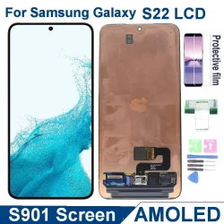 6.1" Super AMOLED LCD For Samsung Galaxy S22 S901B S901U S901E/DS S901W LCD Display Touch Screen Digitizer Assembly Replacement