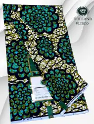 The Ultimate Legend: Authentic Holland Vlisco Veritable Wax Prints – Premium Atamfa Turmi for High-Fashion Dashiki and Traditional African Couture
