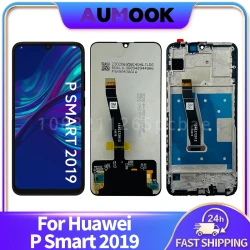 For Huawei P Smart 2019 LCD Display Touch Screen Digitizer Assembly With Frame POT-LX1 POT-LX3 LCD Screen Replace Repair Parts