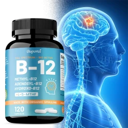 Vitamin B12 Capsules - for Mind, Energy, Brain, Mood, Heart Support, Boosts Immunity