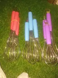Colorful Kitchen Whisks with Bottle Opener - Set of 3