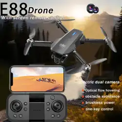 New E88 Plus Drone 4K WIFI GPS Professional HD Aerial Photography Remote Control Aircraft HD Dual Camera Quadcopter Toys UAV