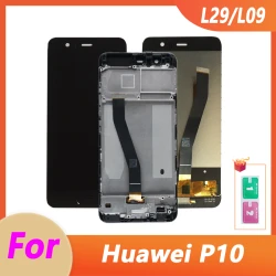 LCD For Huawei P10 LCD Display Touch Screen Digitizer Assembly With Frame Replacement VTR-L09 VTR-L10 VTR-L29LCD