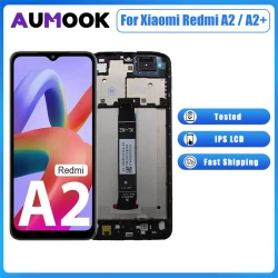 6.52" IPS LCD Display For Xiaomi Redmi A2 A2+ A2 Plus Touch Screen Digitizer Assembly 23028RN4DG 23028RNCAG Replacement Parts