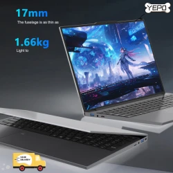 YEPO Gaming laptops  Intel Core i7-6500U 32GB Ram 2TB SSD Windows 11 Notebooks Backlit Wifi Computer PC Gaming Laptop Computer