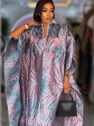 2025 African Dress For Women Traditional Africa Clothing Dashiki Outfits Party Evening Gown Plus Size Kaftan Dubai Muslim Abayas
