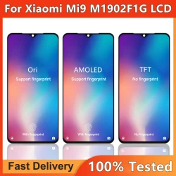 6.39'' Display Replacement for Xiaomi Mi 9 LCD Touch Screen Digitizer with Frame Assembly For Xiaomi MI9 Display