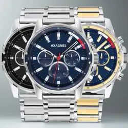 Original -TM- men's analog multifunctional quartz watch with stainless steel bracelet or silicone strap 1791788/1791936/1791937.