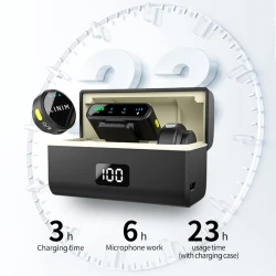 LINIM M8 Wireless Lavalier Microphone for iPhone Camera Type-C Wireless lapel microphone for Vlog Interview Live Streaming Mic