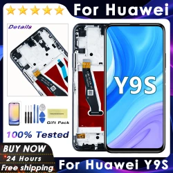 6.59'' For HUAWEI Y9S For P Smart Pro 2019 STK-L21 LX3 L22 LCD Display Touch Screen Digitizer Assembly Replacement