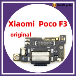 Original For xiaomi poco F3 Dock Connector USB Charger Charging Port Flex Cable Board Replacement